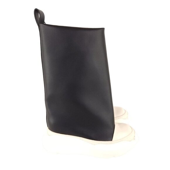 Rick Owens DRKSHDW Black Fogachine Sneak Boot New Defect Women Size 37.5 US 7.5 - Picture 10 of 16